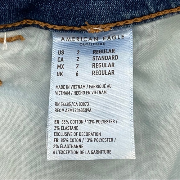NWT American Eagle Hi-Rise Distressed Jegging - Picture 9 of 16